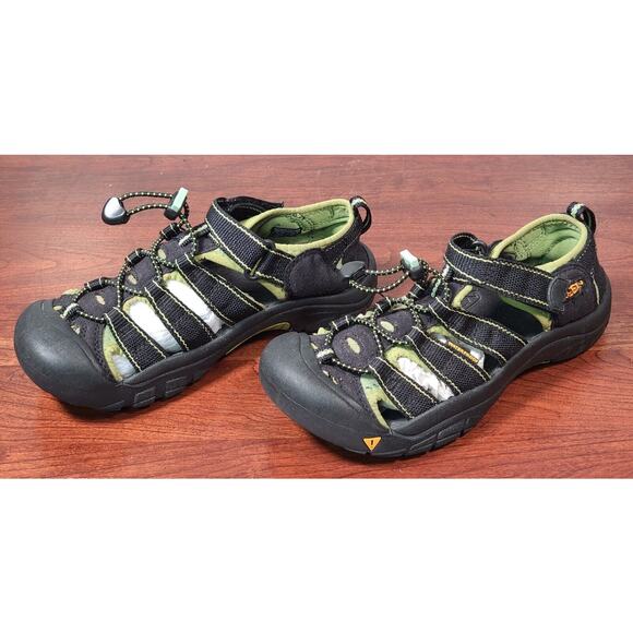 KEEN Sandals Newport H2 Youth Size 4 Waterproof Hiking Water Sport Green Kids - Picture 1 of 10